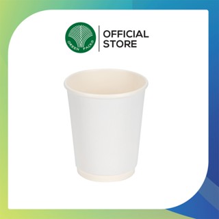 แก้วกาแฟร้อน สีขาว แก้วกระดาษ สองชั้น 8 ออนซ์ Onlinegreenpac…