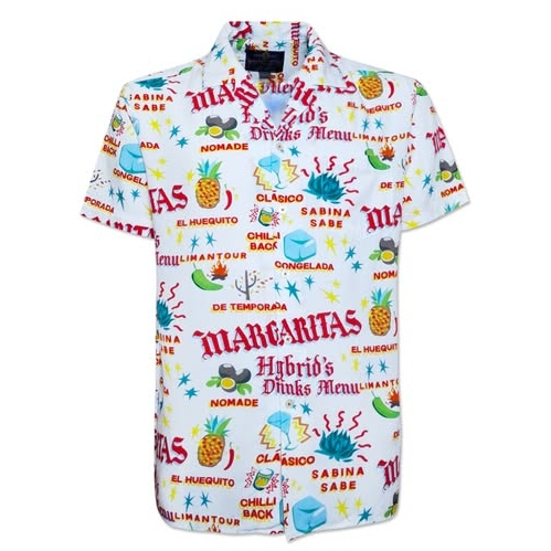 Hybrid Shirt Men  ไฮบริดเสื้อเชิ๊ตผู้ชายแขนสั้น สีครีม(Cream) (MSS-456-CR) เสื้อเชิ้ตฮาวาย เสื้อฮาวา