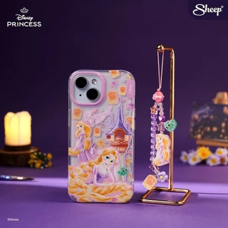 [For iPhone/For iPhone MS Rapunzel] Rapunzel Collection เคสสำหรับไอโฟน เคสมีMagnet ฟรี Strap สายห้อย เคสกันกระแทก Disney