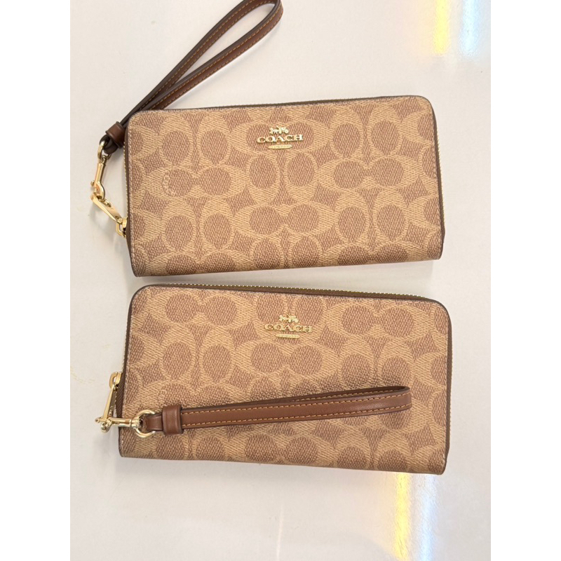 พร้อมส่ง✨✨สีใหม่ปี 2024 [ผ่อน 0%]Coach Long Zip Around Wallet In Signature CW778