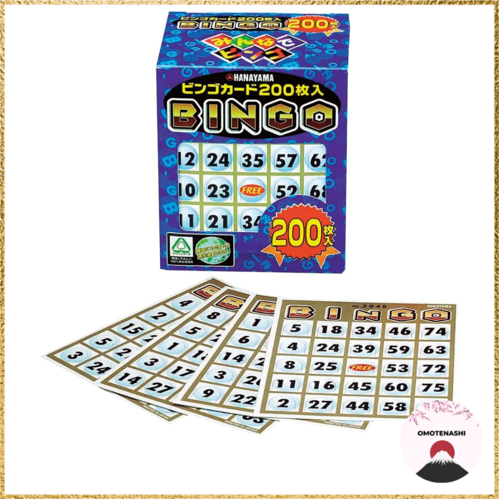 บิงโก Bingo Card (Set of 200 Sheets) Hanayama ฮานายาม่า