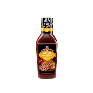McCormick Grill Mates Vintage Smokehouse BBQ sauce แม็คคอร์มิค วินเทจสโมคเฮ้าส์ บาร์บีคิวซอส 500 กรัม