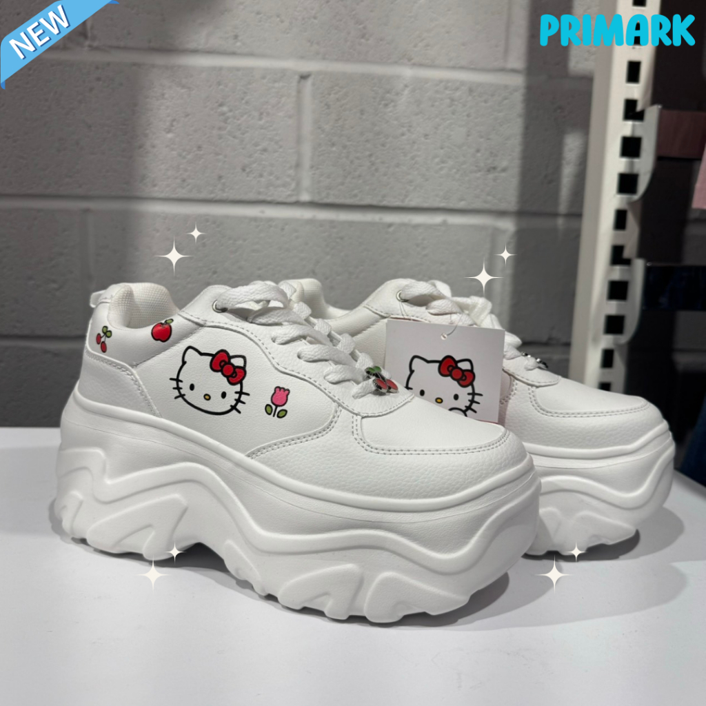 Hello Kitty x Primark รองเท้า Trainers ลาย คิตตี้  ของแท้ จากชอปอังกฤษ