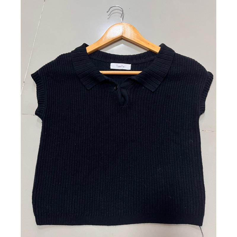 เสื้อไหมพรมมือสอง Topping collection sz.M