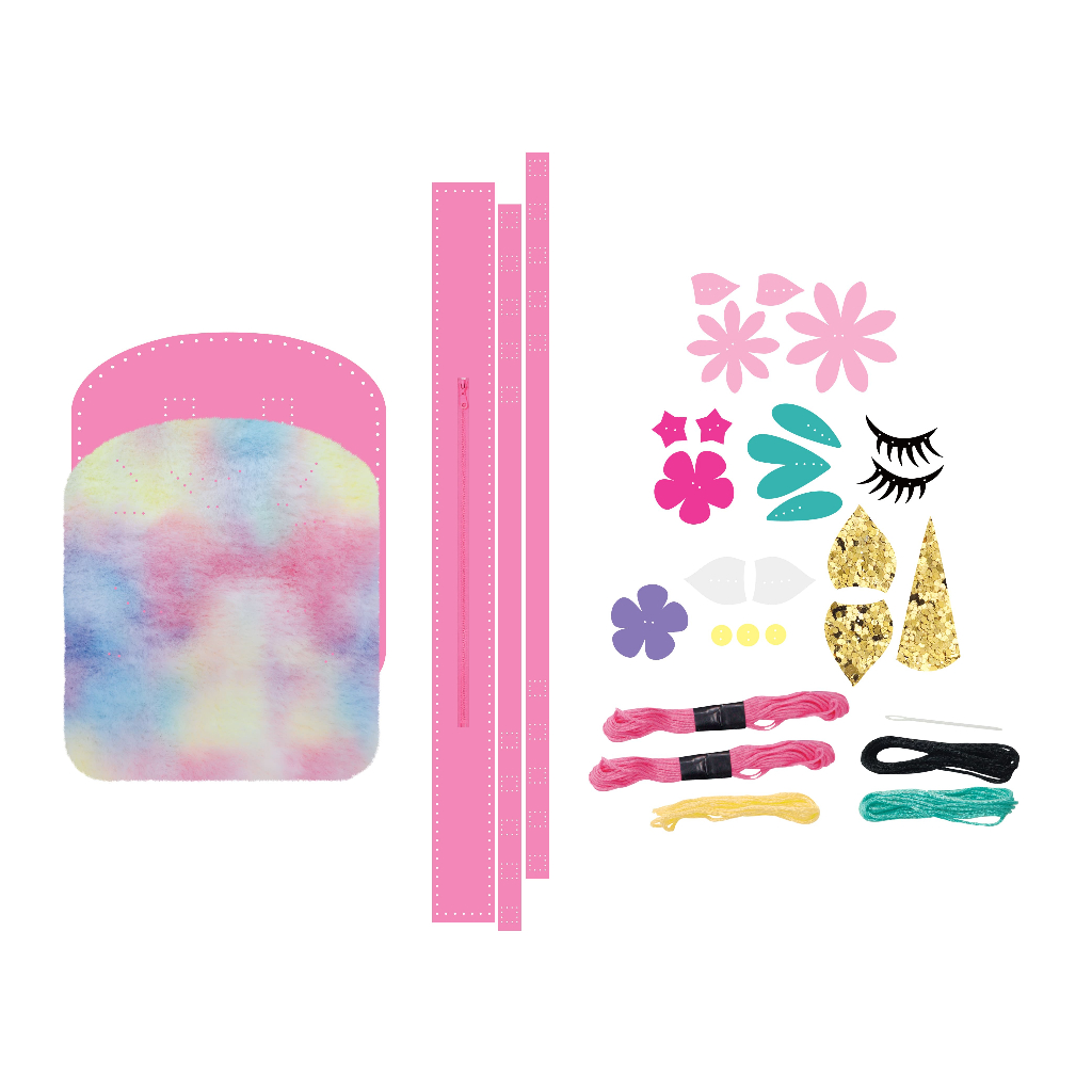 Sew-Star ชุดทำเป้สะพายหลังน้องขนฟู DIY ยูนิคอร์น (Furry Backpack) งานฝีมือ ราคา ถูกที่สุด ดีลบีเคเค แกลเลอรีภาพที่ 3