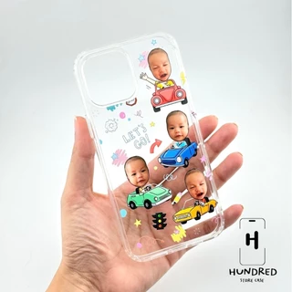 เคสใสกันกระแทกสกรีนลาย (Shockproof clear case) สกรีนลายตามสั่ง พร้อมแต่งภาพ