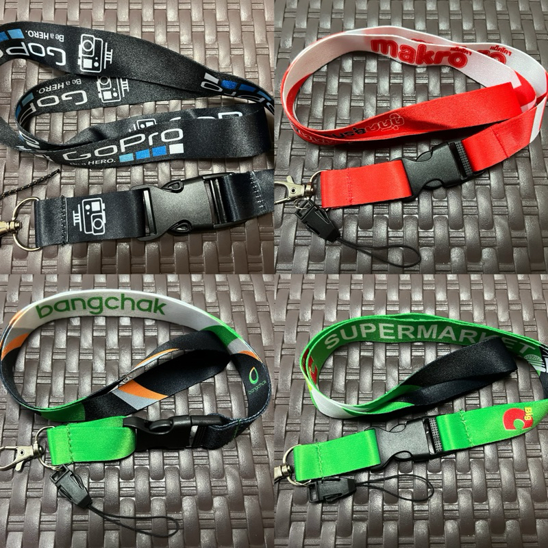 สายคล้องโทรศัพท์ สายห้อยคอGoPro/แม็คโคร/บางจาก/บิ๊กซี