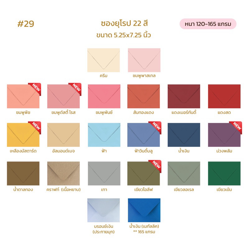 ซอง 5x7นิ้ว (120 แกรม) ใช้สีพรีเมี่ยม ไม่เหม็นฉุน (50ซอง)