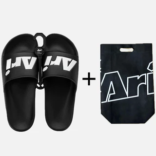 รองเท้าแตะ ARI SANDALS - WHITE BLACK สีขาวดำ มีถุงผ้าใบใหญ่❤️‍🔥