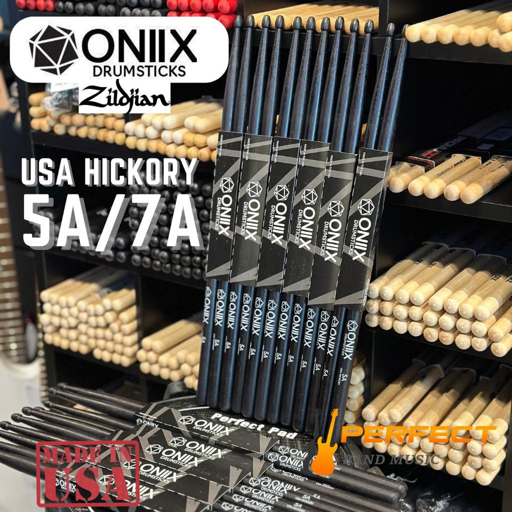 ไม้กลอง ONIIX มี 2 ขนาดให้เลือกทั้ง 5Aและ7A USA Hickory ไม้กลอง ONIIX ของแท้ 100% พร้อมให้บริการทั่วไทย