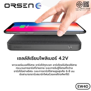 Eloop EW40 แบตสำรองชาร์จเร็วไร้สาย 20000mAh Wireless Power Bank PD 18W Quick Charge ของแท้