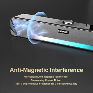 MEEGOO ลำโพงบลูทูธ/มีสาย Wireless Bluetooth Speaker แท่งเสียง HIFI LED สำหรับPC/แล็ปท็อป/มือถือ