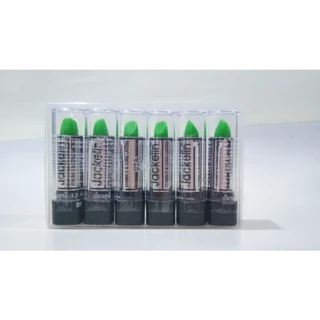 (ลิปเขียว x 6 แท่ง) ลิปเขียว ลิปมันเปลี่ยนสี แจ็คเกอลิน Lipstick Jackelin
