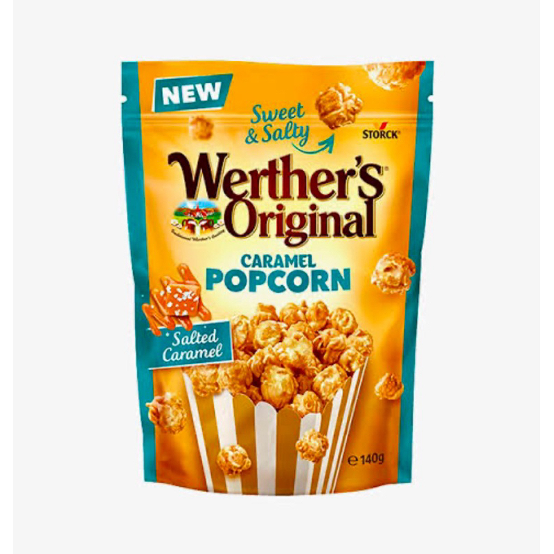 Werther's Caramel Popcorn Sea Salt & Pretzel 140g. เวอร์เธอร์ คาราเมล ป๊อปคอร์น ซีซอลท์&เพรทเซล 140ก. - รูปที่ 3