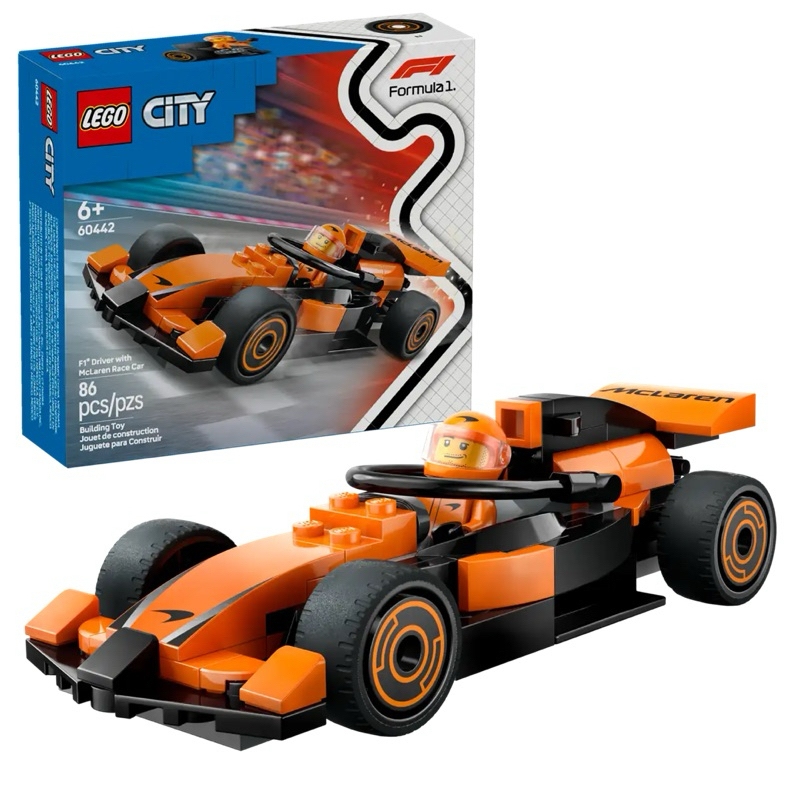 LEGO City 60442 F1® Driver with McLaren Race Car by Bricks_Kp