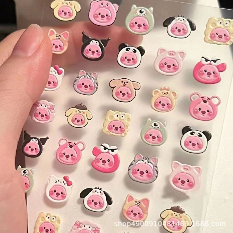 สติกเกอร์ตกแต่งเล็บ พร้อมส่งในไทย ส่งไว รูปที่ 5