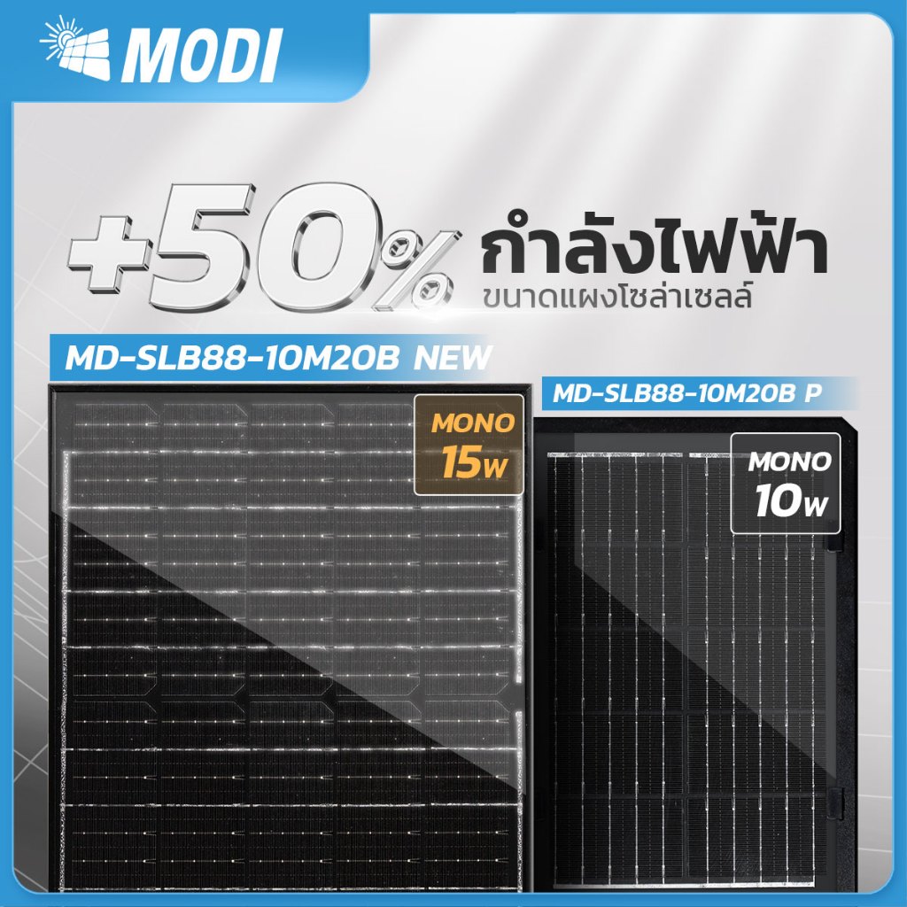 MODI ไฟห้อยระย้าโซล่าเซลล์ ยาว7M 10M 15M แสงเหลือง ไฟตกแต่งสวน ปีใหม่ คริสมาส ปาร์ตี้ solar light - รูปที่ 3