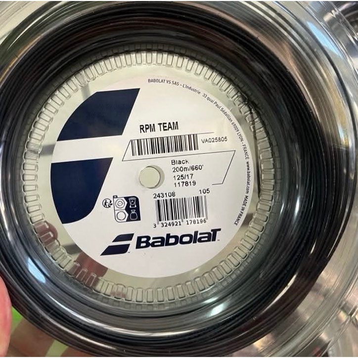 เอ็นเทนนิส Babolat RPM Team แบ่งขาย (cut) 17/1.25mm