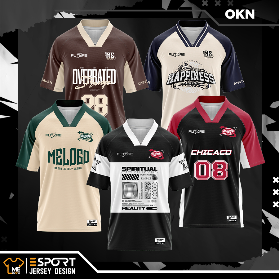 เสื้อoversize พลัสไซร์ (OKN.01-10) ลายมาใหม่ พิมพ์ลายทั้งตัวใส่ได้ทั้งหญิง-ชาย