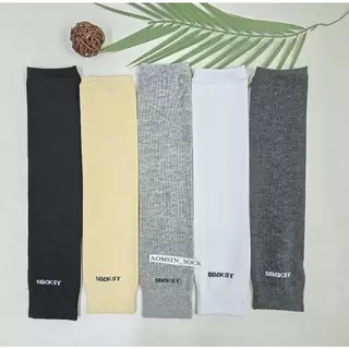 ปลอกแขนกันแดด SOCKSY ยืดหยุ่นได้ดี เนื้อไหมพรมหนา นุ่ม มีหลายสีราคาต่อ 1 คู่