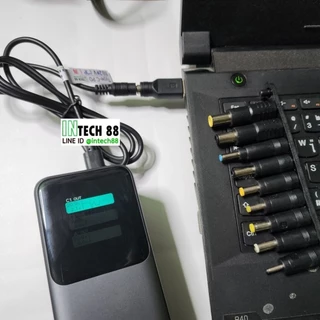 สาย trigger USB-C PD to 9V/12V/15V/19-20V/28V Jack 5.5x2.1-2.5mm 90-95CM Positive/Negative ใช้กับUSB-PD