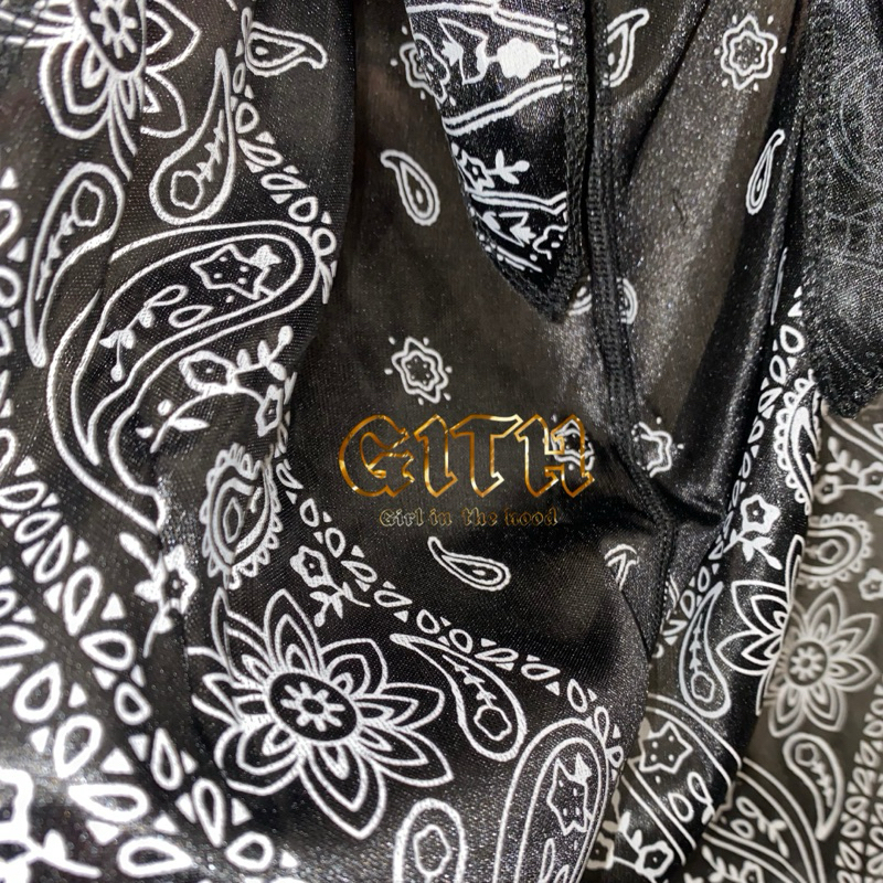 [พร้อมส่ง-ถึงไว] Paisley print!  Gangster item unisex - รูปที่ 3
