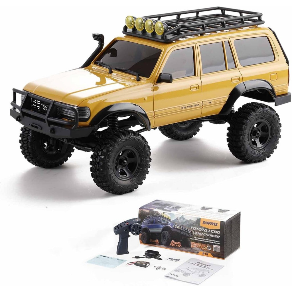 รถบังคับ FCX18 Land Cruiser LC80 RTR Toyota 1:18 4WD FMS11831V2