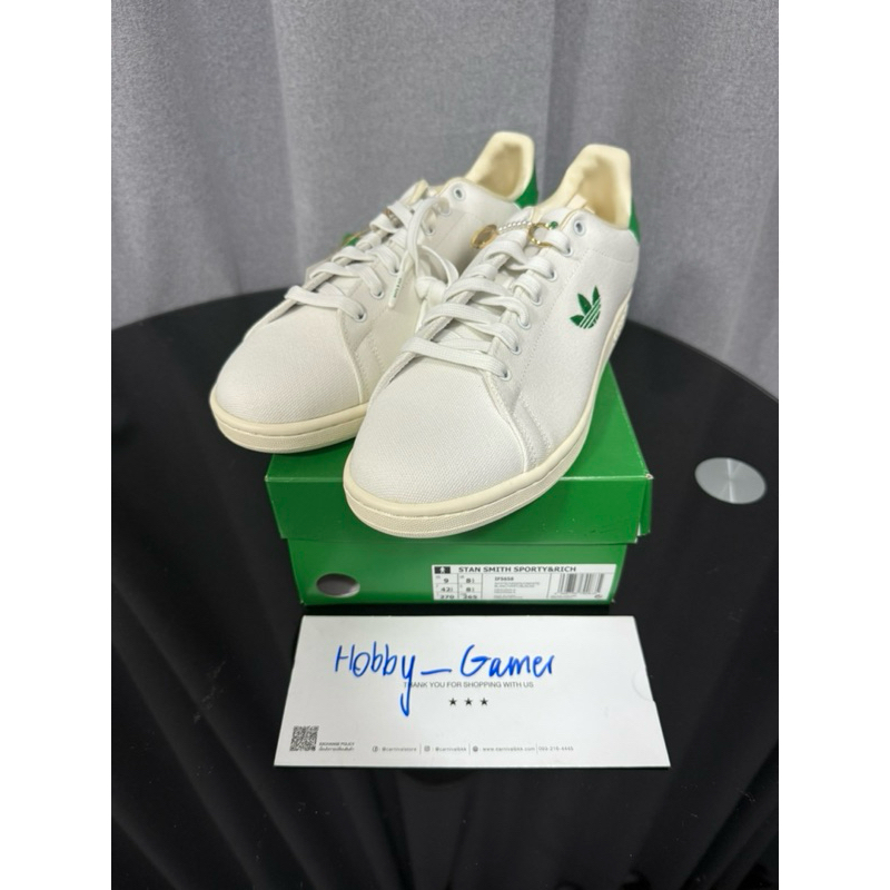 (มือ1 พร้อมส่งด่วน ราคาต่ำป้าย!! ของแท้💯) รองเท้า ADIDAS Stan Smith Sporty & Rich สีขาวผ้า IF5658