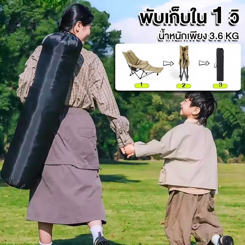 เก้าอี้สนาม แคมป์ปิ้ง ผ้าใบ Oxford thumbnail 3
