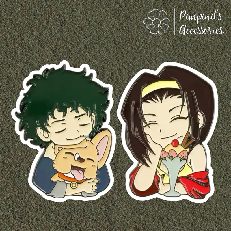 ✿ ร้านในไทยพร้อมส่ง : เข็มกลัดเซ็ทคาวบอย บีบ๊อป | BEPOP COWBOY Enamel Brooch Pin Set.