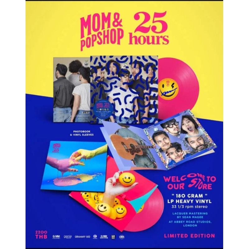 ■มือ1 VINYL 25Hours อัลบั้ม MOM & POPSHOP