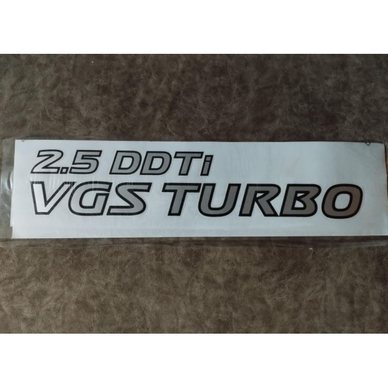 สติ๊กเกอร์ 2.5 DDTi VGS TURBO ติดข้างประตู NAVARA  NP 300