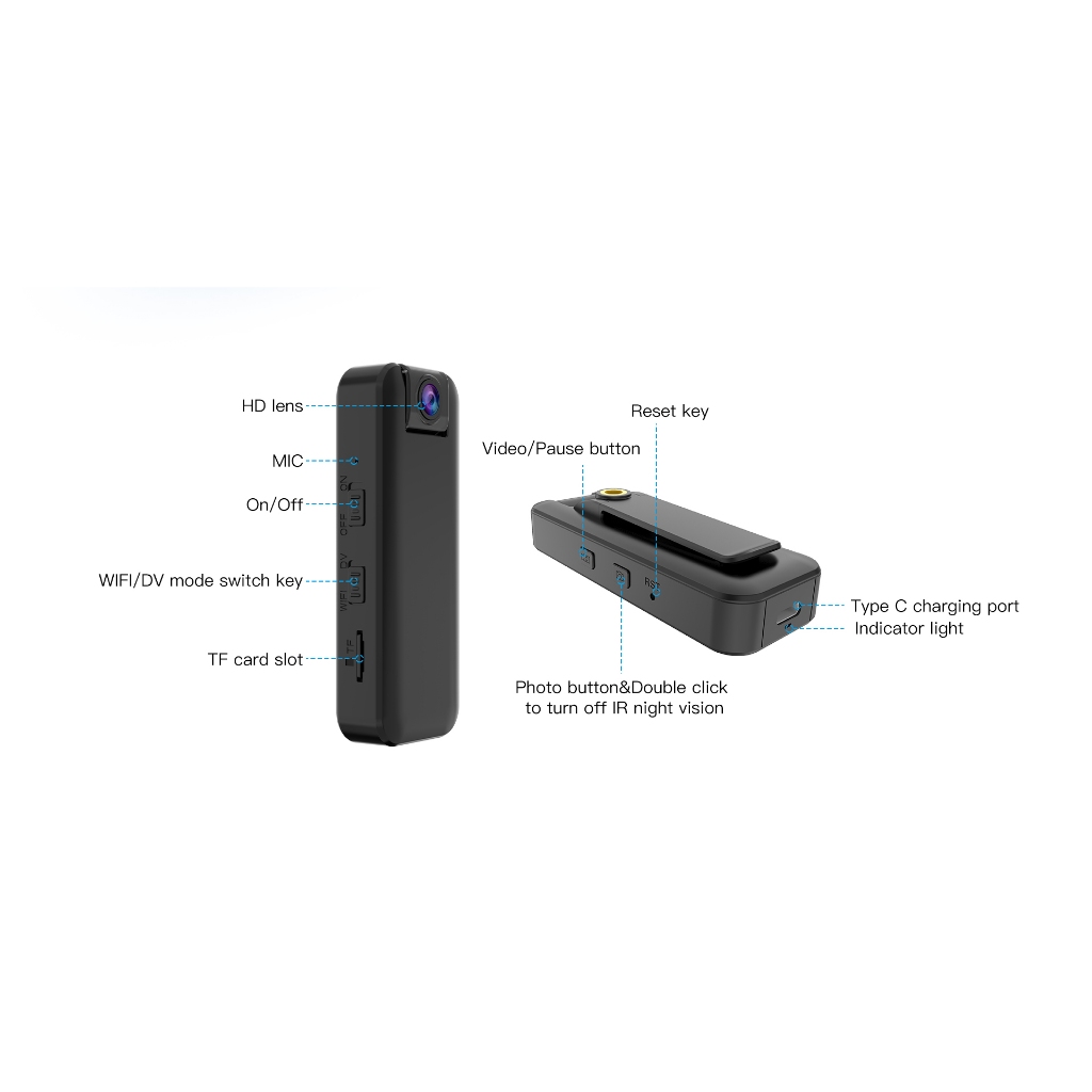 Vstarcam CB77W กลอ้งวงจรปิดแบบไวไฟ มีแบตเตอร์รี่ พกพาสะดวก ความคมชัด3ล้านพิกเซล - รูปที่ 7