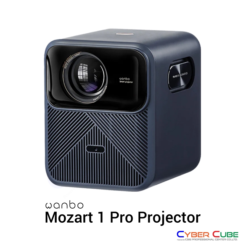 Wanbo Mozart 1 Pro Projector 1080P (รองรับการเล่นไฟล์ 4K) โปรเจคเตอร์ ระบบปฎิบัติการ Android TV 11