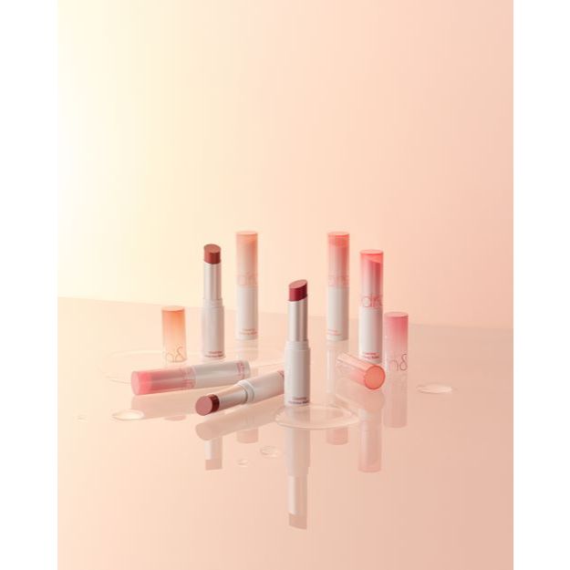 ROM&ND GLASTING MELTING BALM 12 VEILED ROSE 3.5g โรแมน รูปที่ 3