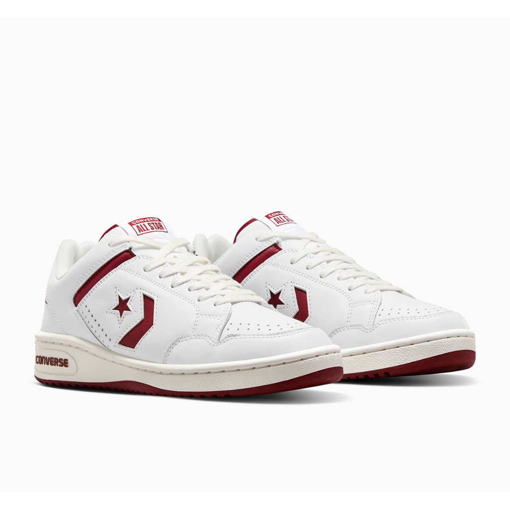 CONVERSE รองเท้า WEAPON SEASONAL COLOR OX WHITE/RED ผู้ชาย A12744CM_S5WTRE