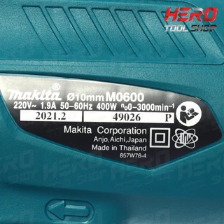 [โฉมใหม่!!แทน MT60] MAKITA MAKTEC สว่าน สว่านไฟฟ้า 10 มม.(3/8", 3หุน, 350วัตต์) รุ่น M0600B ++สินค้ายอดนิยม ของแท้100%++