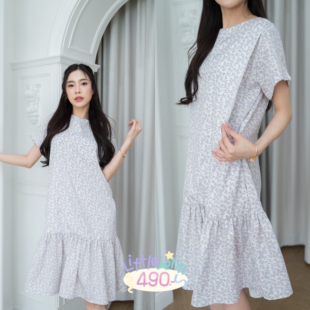 LJ-Luca009 ชุดให้นม ชุดคลุมท้อง