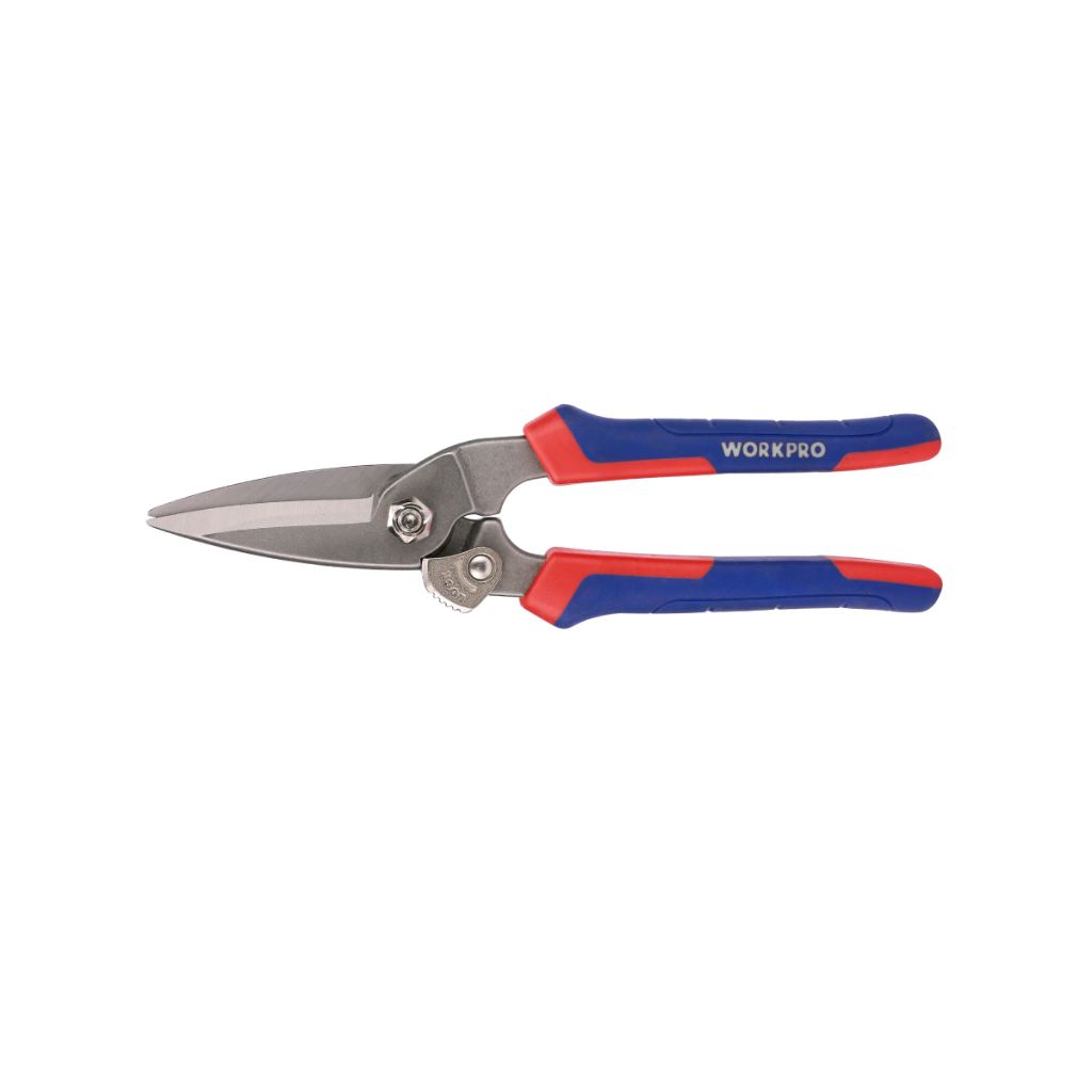 Workpro รุ่นWP214009 กรรไกรตัดแผ่นเหล็กอเนกประสงค์ 200 มม.(8″) ใบมีดผลิตจากเหล็กหลอมทนทาน • ความแข็งแรงในการตัด 3 เท่า