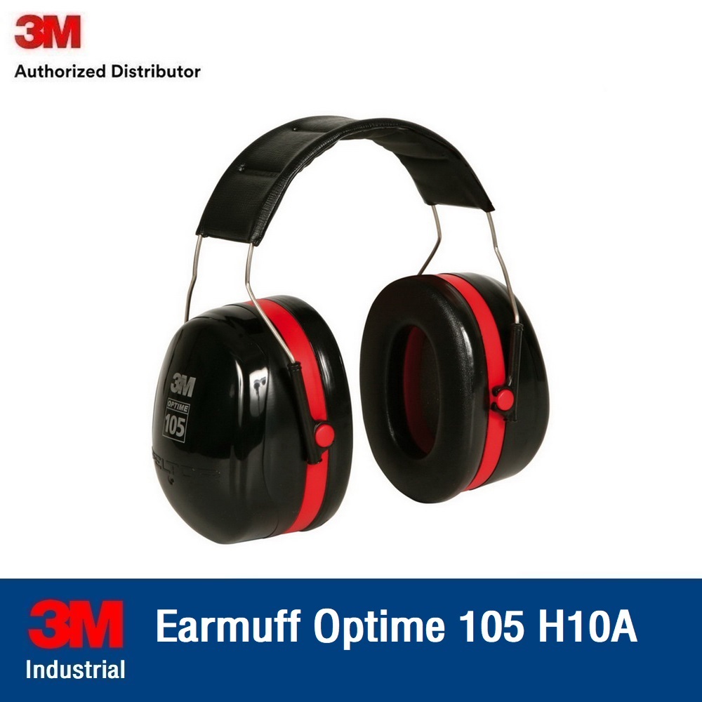 3M ครอบหูลดเสียง Earmuff รุ่น Optime 105 H10A