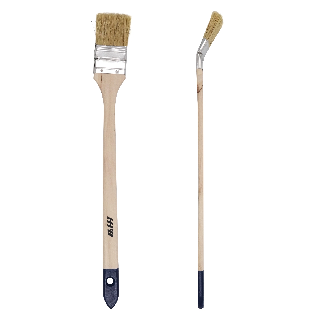 HHW แปรงทาสีเข้ามุมด้ามงอ Corner paint brush สำหรับงานทาสีเข้ามุม