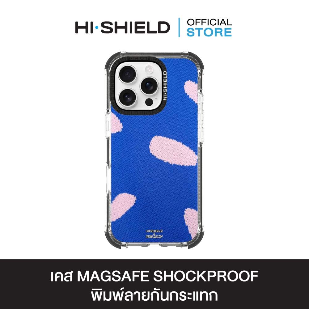 HI-SHIELD Stylish Magsafe Shockproof Case รุ่น buffollow BF004 [iPhone16,15Pro/Pro Max,14Pro/Pro Max]-เคสแม่เหล็ก