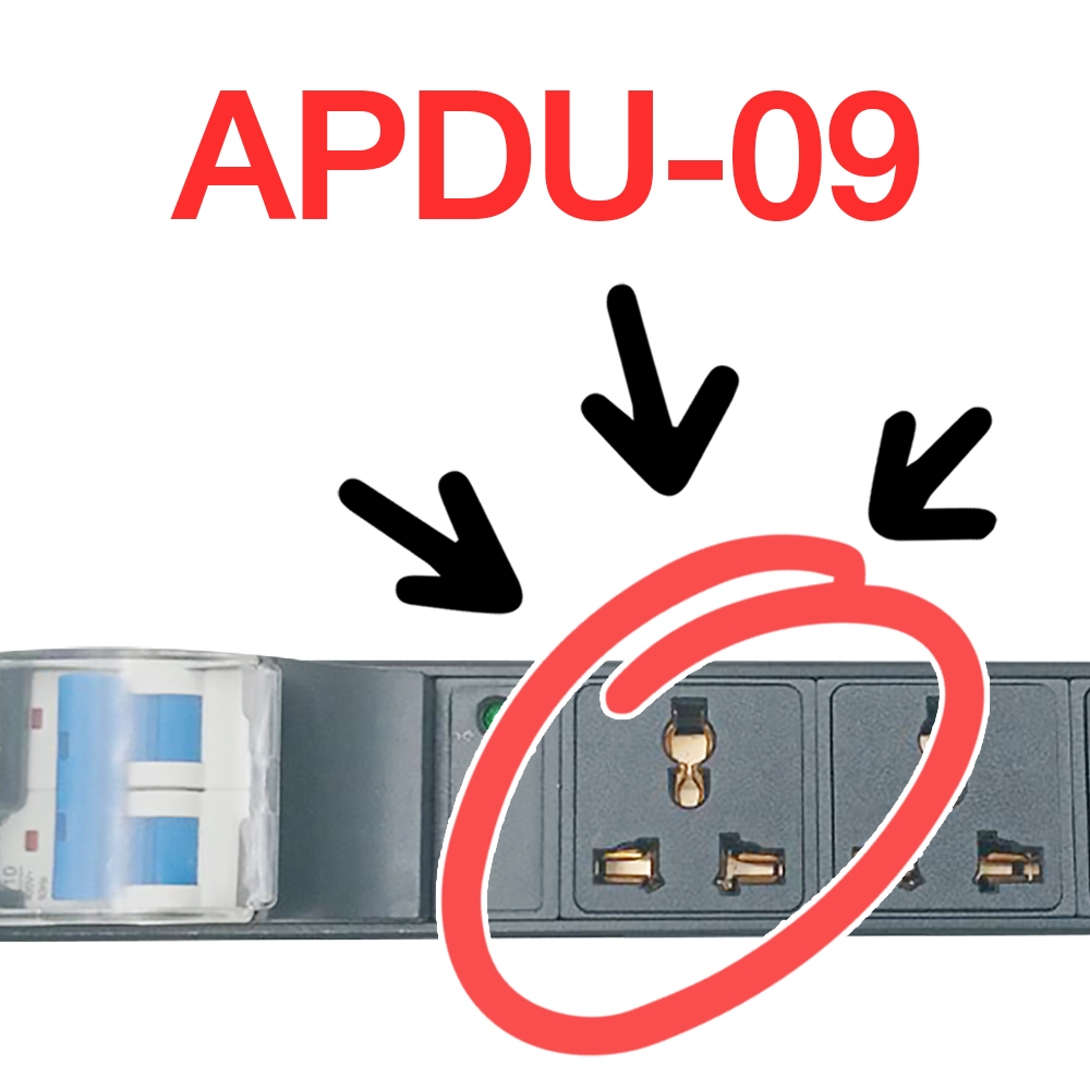 APOLLO ปลั๊กไฟตู้Rack รุ่น APDU-09  PDU 12ช่องสำหรับตู้ Cabinet Rack 19นิ้ว เบรคเกอร์ในตัว - รูปที่ 4