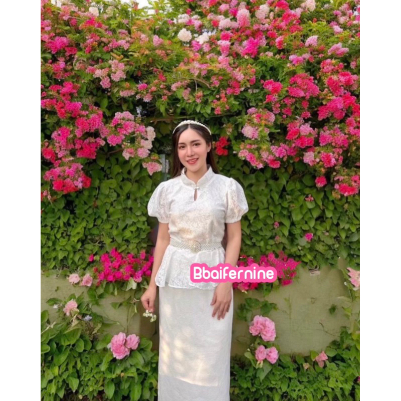 เสื้อลูกไม้รุ่นหยดน้ำ size S/M/L/XL/2XL (สินค้าพร้อมส่ง)
