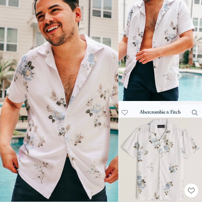 เสื้อเชิ้ตแขนสั้น ของแท้ 100% ผ้าเบา ใส่สบาย สินค้าพร้อมส่ง