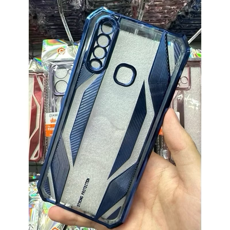เคสโคเมี่ยมกันมุมใช้สำหรับ Huawei Y7pro(2018)/Y7(2019)/Y9(2019)/Y6P/Y7A/Nova3i
