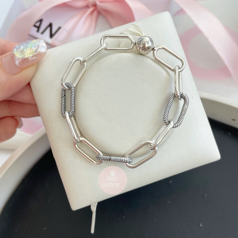 (ของแท้100%)Pandora​ ME Bracelet โซ่ (ตัวแรร์ไอเทม)