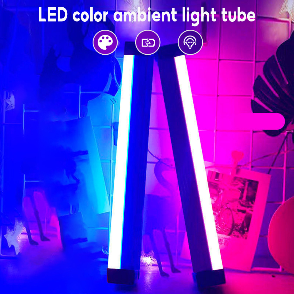 Rechargable Light LED RGB tube USB lamp Handheld Photography Lighting Stick Photos Video ไฟสตูดิโอ