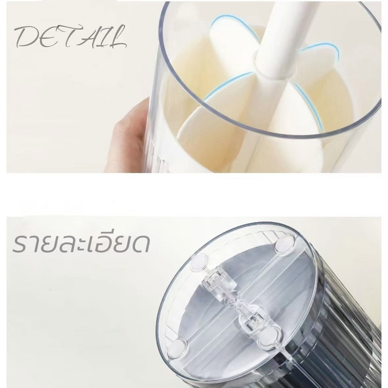 KKHOME ชุดแต่งหน้า กล่องเก็บแปรงแต่งหน้า ใส่แปรงแต่งหน้า กดเพื่อยกฐานขึ้นมาได้ กันฝุ่น กันน้ำ - รูปที่ 6