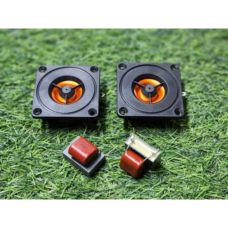 แหลม2นิ้ว หน้าส้ม Hifi (พร้อมซีเทพ) 4 ohm 30 watts เสียงแหลม 2" ทวิตเตอร์เสียงแหลม ลำโพงdiy